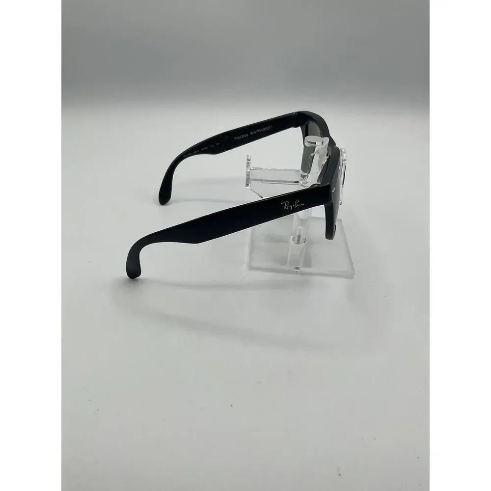 Ray Ban Wayfarer Folding Sunglasses, RB 4105- Black - Picture 2 of 7